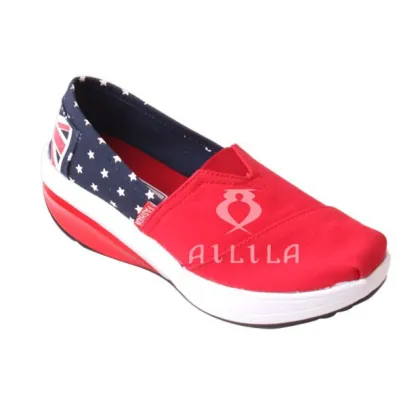 Lady balance healthy shoes