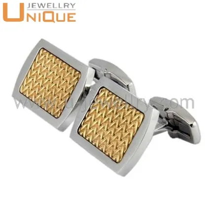 Fashion cufflinks blanks Small quantity stainless steel cufflinks