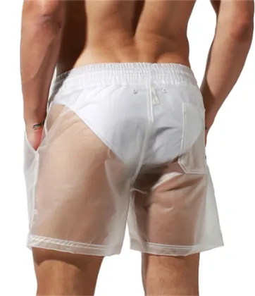 Wholesale Drawstring Transparent Swim Trunks