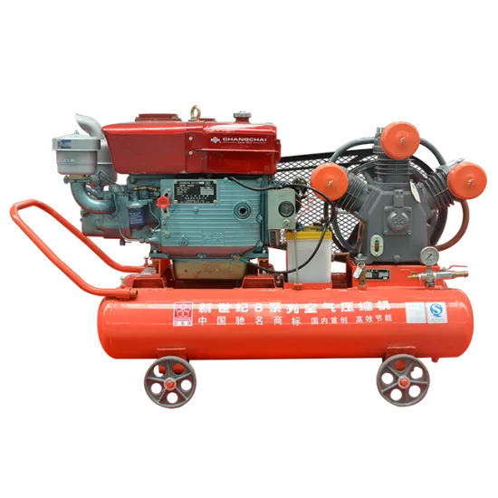 Diesel mining piston air compressor with Changcai ZS115M