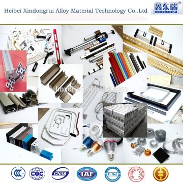Aluminium product with various surface treatment and colors