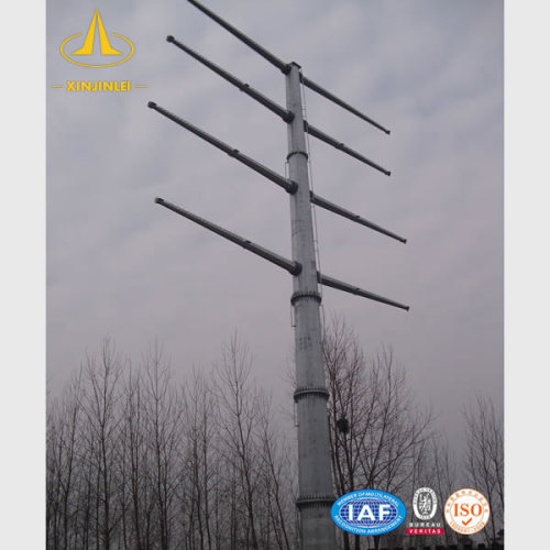 110kV पावर ट्रांसमिशन इलेक्ट्रिकल स्टील पोल