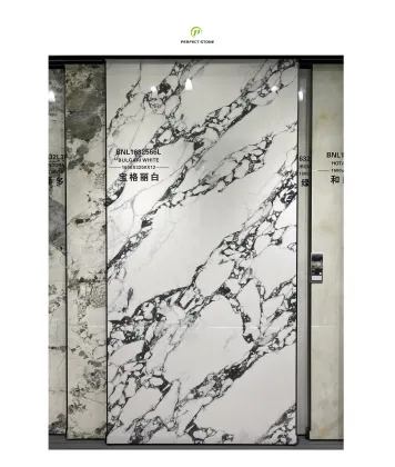 3000X1500X9mm Bulgari White Sintered Stone Slab Wall Stone Price