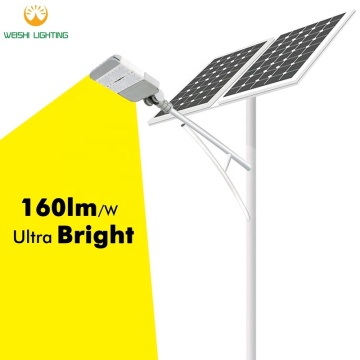 2020 New Arrival WEISHI 120W LED Streetlight Solar & Wind-Powered System