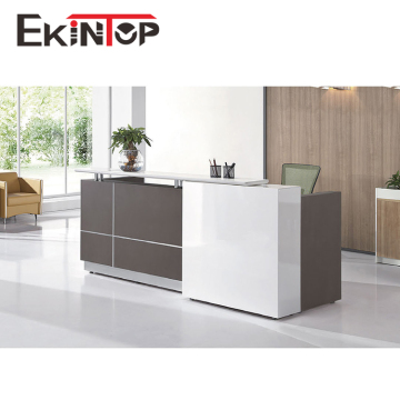 Luxury Modern Design Glass Furniture for Wholesale - Reception Counter Desk Table