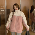 korean style fleece thick coat