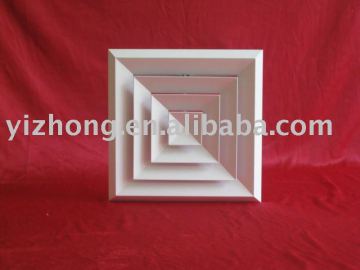 Square ceiling diffuser