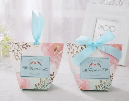 Wholesale christmas wedding candy paper bags
