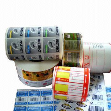 Roll Self-adhesive Labels and Stickers with Glossy