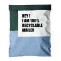 Waterproof Printed 10*13 Purple Poly Mailer Bag