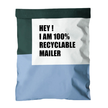 Wasserdicht bedruckte 10 * 13 lila Poly Mailer Tasche