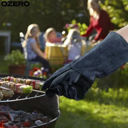 OZERO Flexible Holiday Oven Mitten Gloves