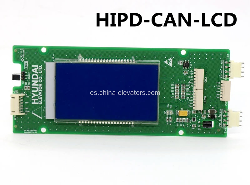 Tablero de visualización LOP HIPD-CAN-LCD para ascensores Hyundai