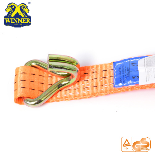 Heavy Duty Polyester Tie Down Ratchet Lashing Cargo Strap