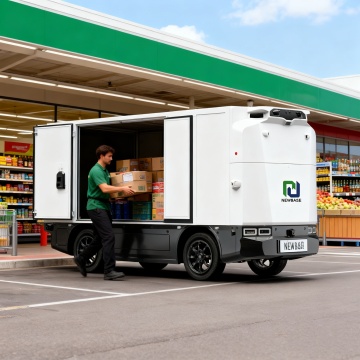 Fourgon logistique sans conducteur d&#39;une capacité de charge de 800 kg pour le commerce électronique en Asie du Sud-Est