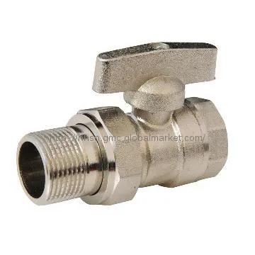 Male and Female Ball Valve with Union