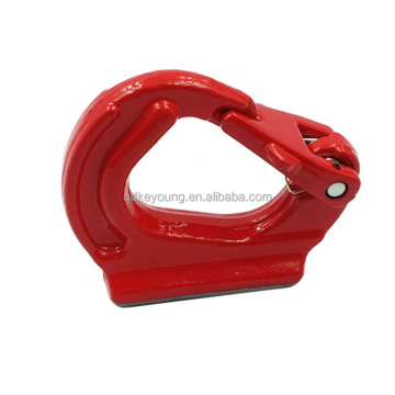 China Drop Forged G80 Lifting Point Hardware Powder Coated Weld On Hook