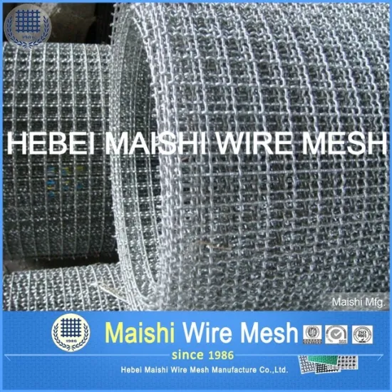 iron wire crimped mesh