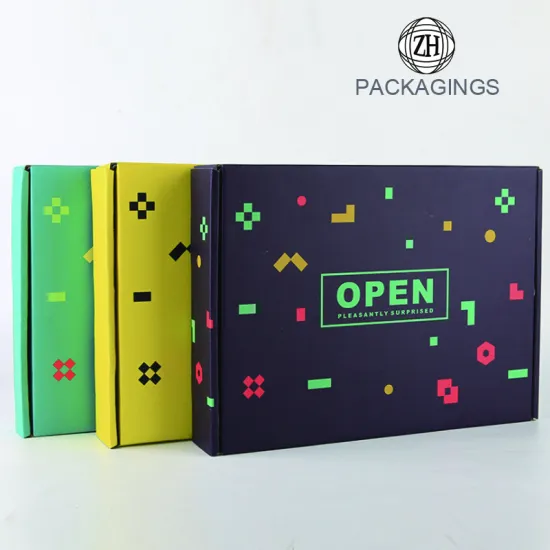 Custom Printed Shipping Apparel Packaging Box
