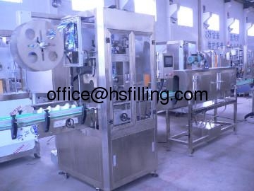 Automatic PET/Glass Bottle Sleeve Shrink Labeling Machine