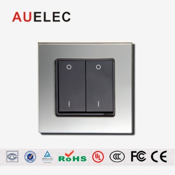 Tunersys 2-Gang Touch Wall Light Switch For Smart Home System
