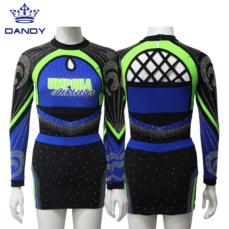 Customized allstar cheerleading uniforms for girls