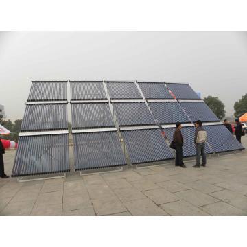 large scale solar hot water project