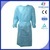 health protection light blue pp with pe waterproof isolation gown