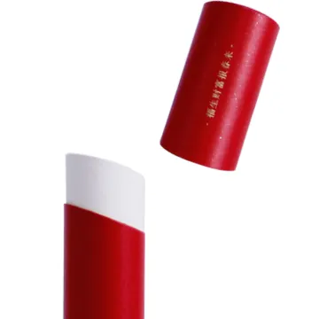Customized circular slanted paper tube gift box