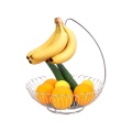 Cestino di frutta in acciaio inossidabile OEM con gancio a banana