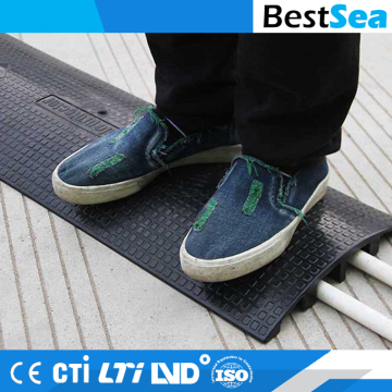 Heat resistant cable cover 2-channel, drop over cable trench cover