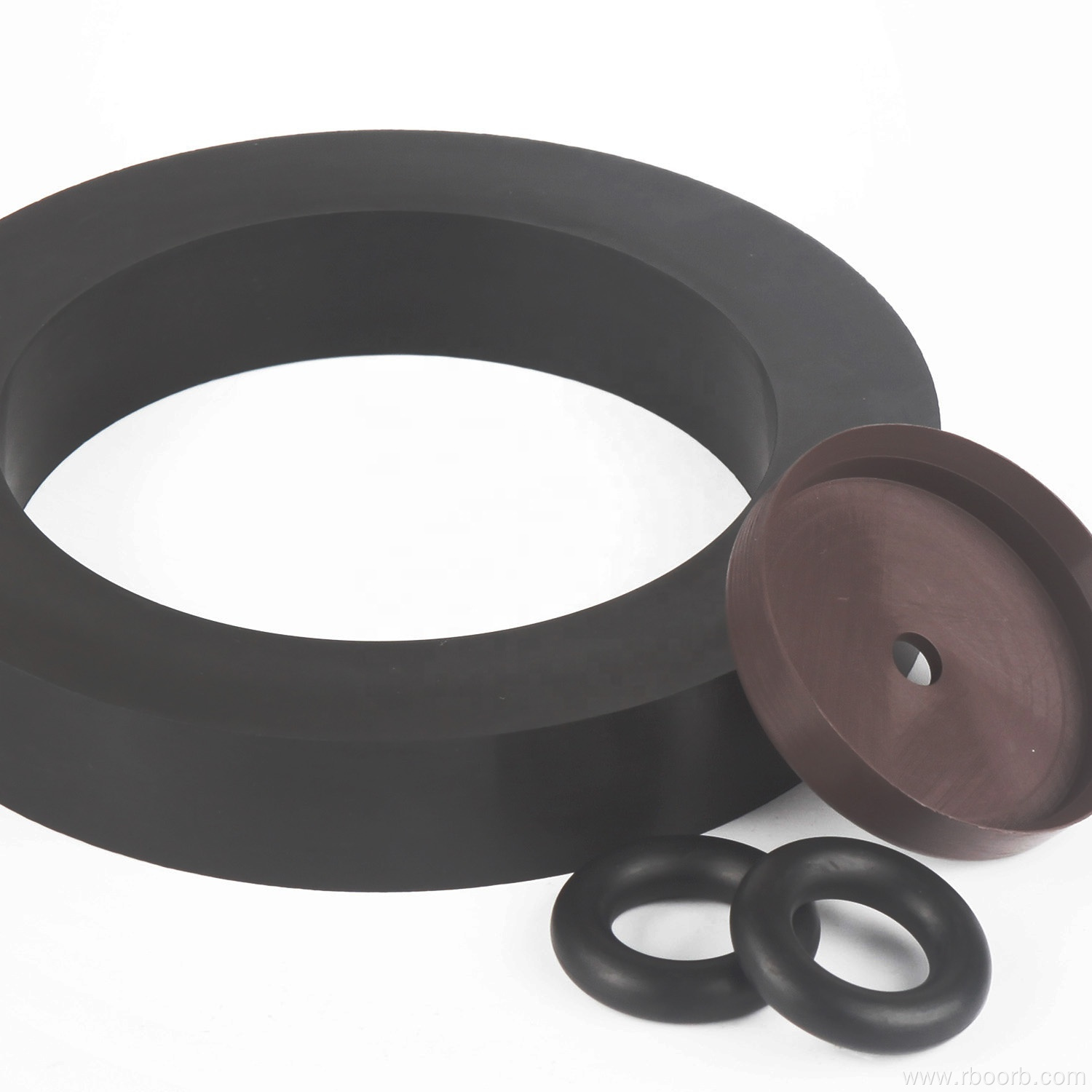 Custom molded NBR EPDM FKM Silicone flange gasket