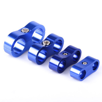 Universal Aluminum Pipe Clamps for AN4/AN6/AN8/AN10 Braided Rubber Hose