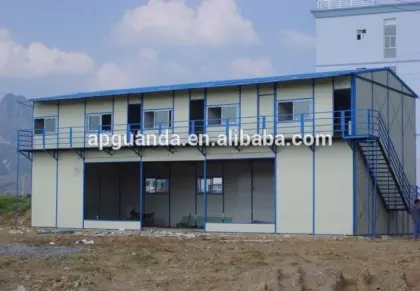 Color plate housing with Rockwool interlayer Flame-retardant materials