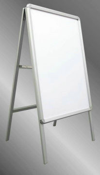 Pvc Board Poster Display Stands , Lightweight Metal Snap Frame