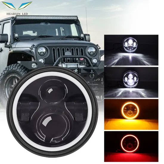 Economic 7" Round Head Lamp for Truck SUV - IP67 Off Road LED Headlight
