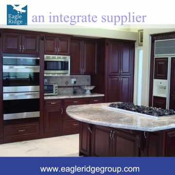 All Solid Wood KITCHEN CABINETS Merlot Birch 10x10 RTA Kitchen Cabinet