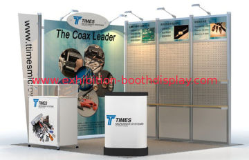 Custom Expo Booth Displays For Advertising , Standard Fabric Trade Show Booth