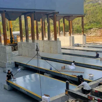 100 Ton 16 Meter 80 Ton Truck Weigh Bridge Scale