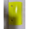 Placa de peine amarilla de 17 dientes para escaleras mecánicas Hitachi