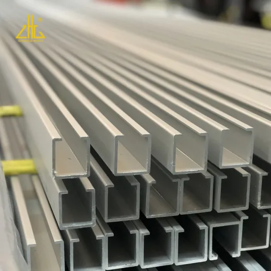 6063 6061 6082 U Channel Aluminum Profile - Aluminum C Channel Extrusions Curtain Rail