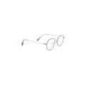 Belieye Geometric Eyeglasses Metal Frame Glasses