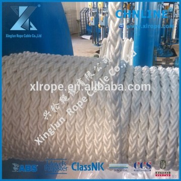 8 strand rope Polyester mooring towing sling rope cable