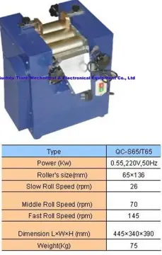 Lab Three Roll Grinding machine
