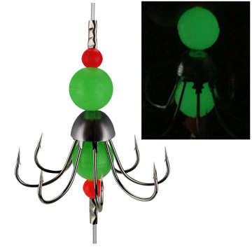 Factory Direct Luminous Squid and Octopus Hooks for Night Fishing