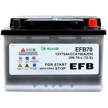 Batería efb o gel 70Ah Start Stop 680A (EN) 12v