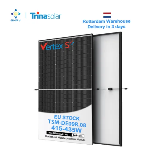 Eu Stock: High-Power Solar Panels for Home - Trina Vertex Series with Power Ratings of 435W, 415W, 420W, 425W, and 430W - Black Frame Design
