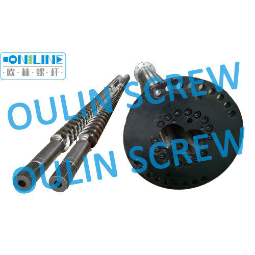 Counter-Rotating Twin Extrusion Screw Barrel for Spc Floor, Wall Board