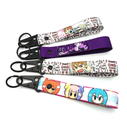Customized Anime Polyester Key Strap Key Chain