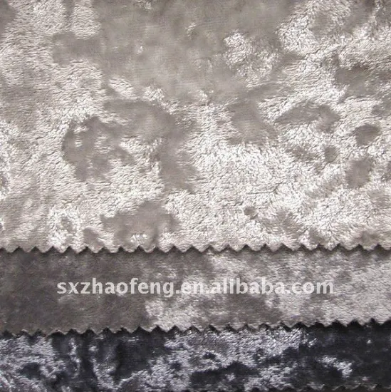 100%T velvet fabric for making curtain